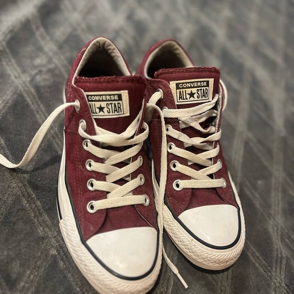 Shoes - Burgundy Sneakers
